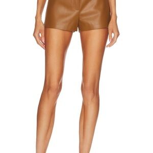 Cultnaked Brown Leather Women's Shorts